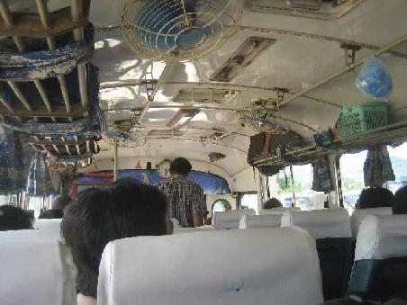 Der V.I.P Bus nach Vang Vieng