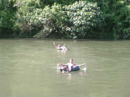 Und chillig den Fluss runter
