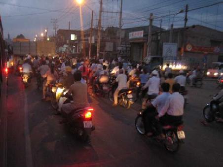 Back in Crazy Town. Welcome to SAIGON !