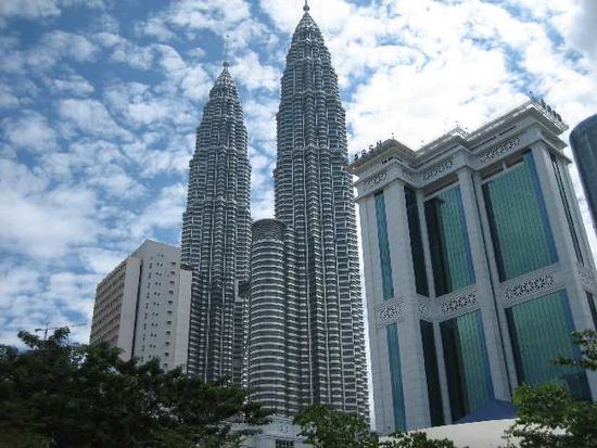 Da sind se. Die groessten Twin Tower der Welt. Die Petronas Tower