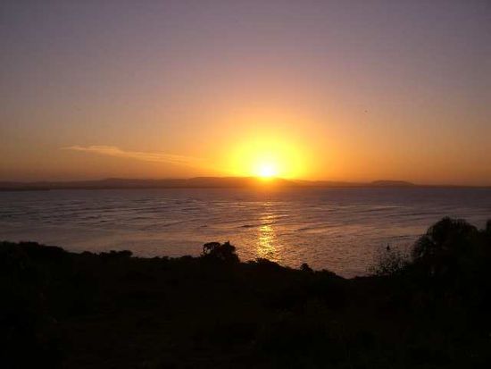 Sunset in Town of 1770