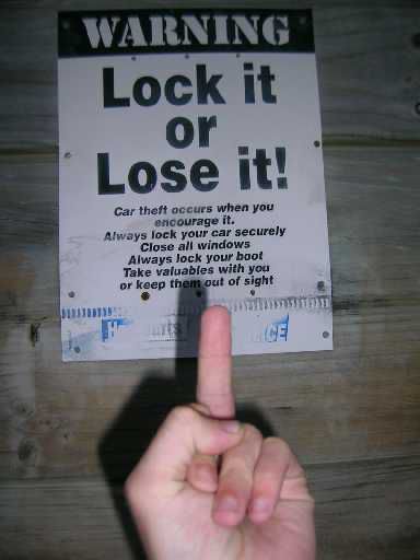 F*ck it !! Das Schild steht ueberall nur nich da wo wir geparkt hatten zefix!!!