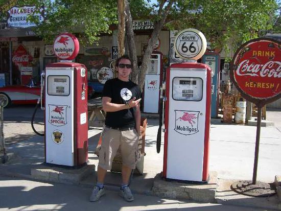 Tanke an der Route 66