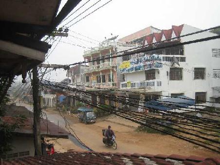 Grenzstadt (kaff) Huay Xai