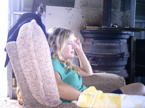 Oh man, is das heiss hier, ich bleib sitzen