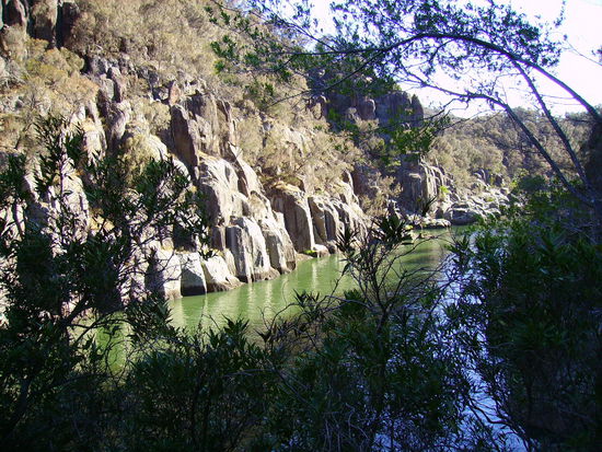 Wanderung durchs Cateract Gorge bei Launceston