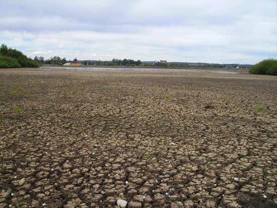 Auch der See in der Stadt Ballarat existiert voruebergehend nicht