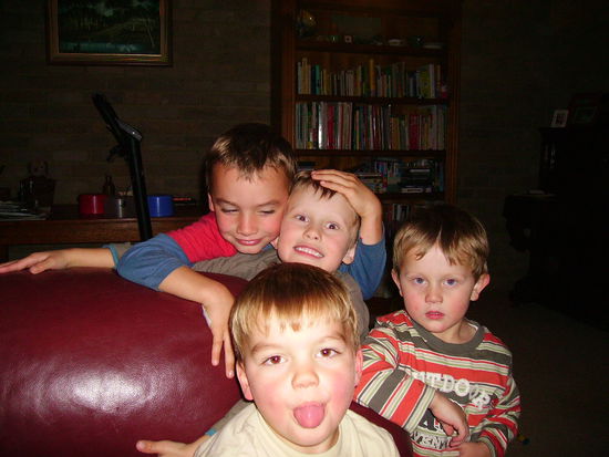 Rasselbande beim Toben