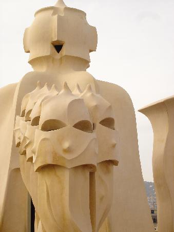 Auf dem Dach der Casa Mila