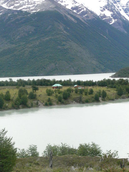 Das Ziel vor Augen: das Campamento am Lago Dickson