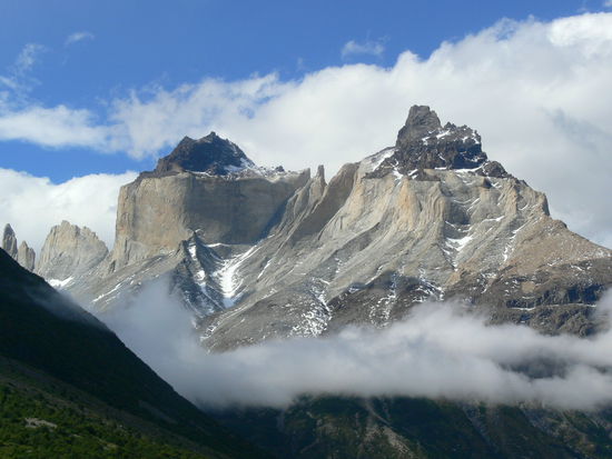 Die beeindruckenden Granithörner im Torres del Paine
