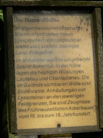 Die Herkunft des Namens "Rhön"