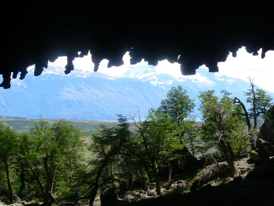 So in etwa muss das Milodón die Welt aus seinem Unterschlupf gesehen haben.