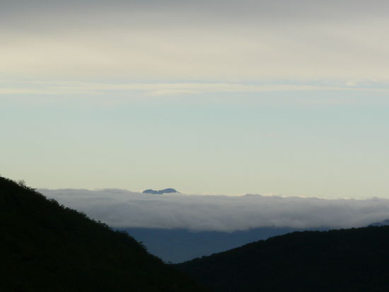 morgendlicher Blick in Richtung Ushuaia