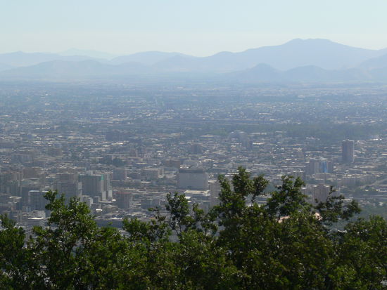 Santiago - eine Stadt bis an den Horizont
