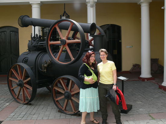 Christina mit Luz-Maria, unserer "Stadtführerin"