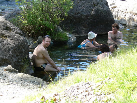 Pure Muskelentspannung bei 40ºC Wassertemperatur