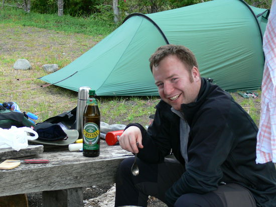 Mit Essen und Trinken hat Reinhard immer Spass