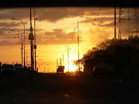 Abendstimmung in Ciudad Bolivar