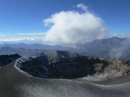 Der Misti Krater auf der Spitze
Misti crater at the top