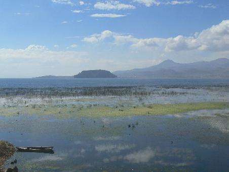 Titikaka See an der Grenze Peru - Bolivien
Titicaca lake at the border Peru - Bolivia