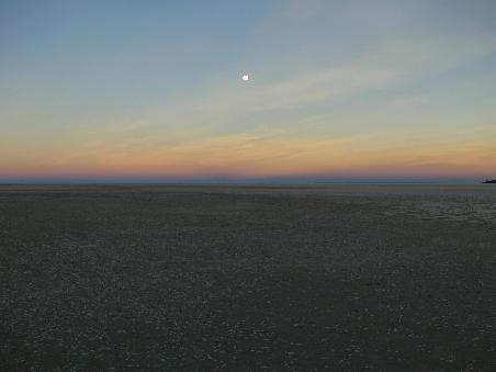 Mondschein auf dem Salzsee
Moon shine on the salt lake