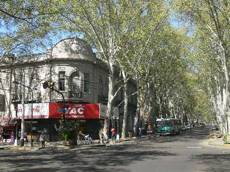 Typischer Strassenzug in Mendoza
Typical street in
Mendoza