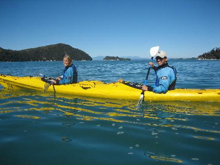 Beim Paddeln im Abel Tasman National Park