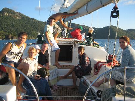 Unsere "Multikulti-Crew" auf der Eureka