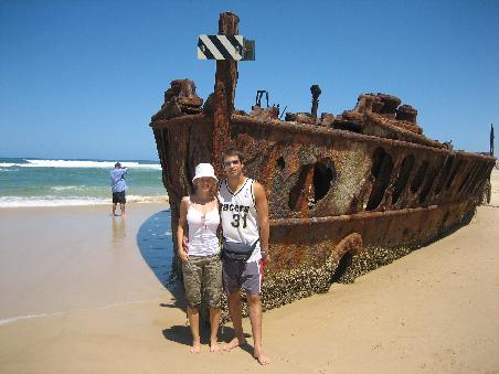 Maheno Schiffswrack auf Fraser Island