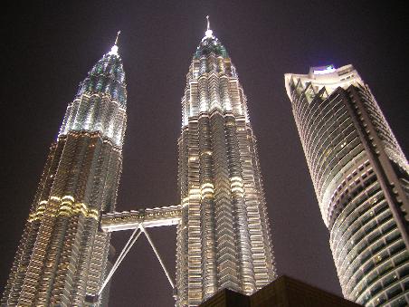 Petronas Towers bei Nacht! Unglaublich geil...