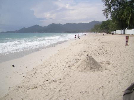 Chaweng Beach! Mit Sonne bestimmt noch weisser