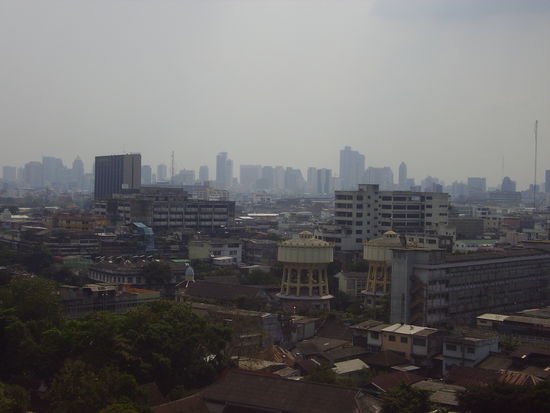 Aussicht vom Golden Mount in Bangkok!