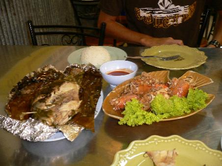 King Prawns and White Snapper
