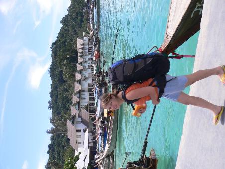 Auf dem Pier