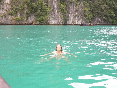 Britta nicht in der Maya bay