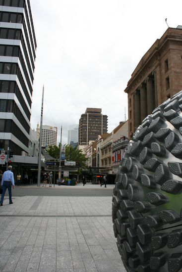 Blick in die Queenstreet (Haupteinkaufsstr.)