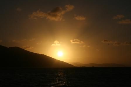Sonnenuntergang über den Whitsundays