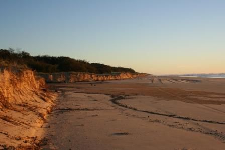 Strand im Morgengrauen