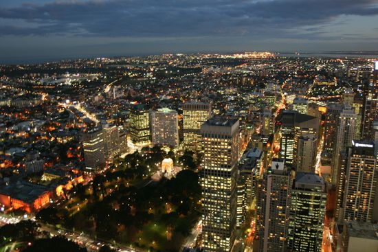 Sydney bei Nacht