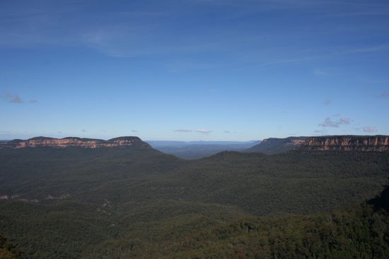 voll blau diese Blue Mountains