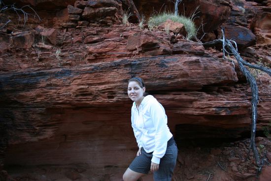 Britta im King's Canyon