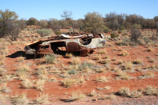 da is wohl einer von der Strasse abgekommen