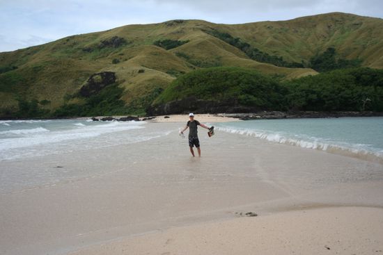 kleine Sandbank zwischen Waya und Waya Lei Lei