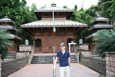Ein asiatischer Tempel in Brisbane - is klar, oder