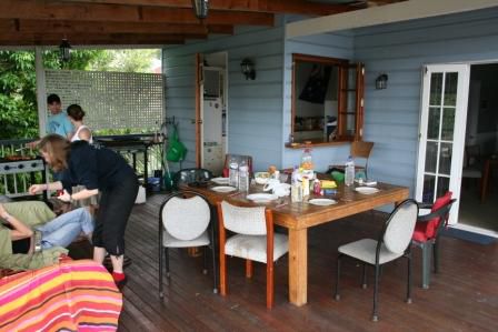 Unsere riieesen Terrasse