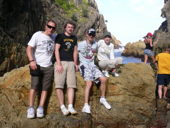 Die Klettertruppe
(die Annern haben sich nich runter getraut)