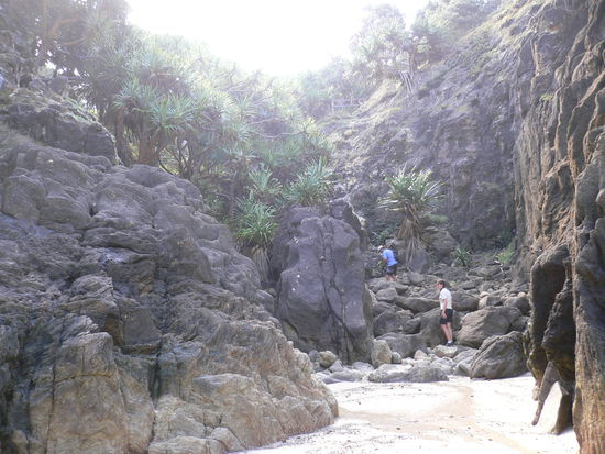 Und da mussten wir wieder hoch