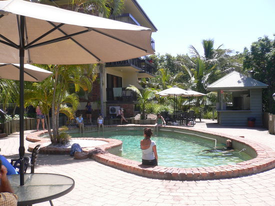 Unser bescheidener Pool