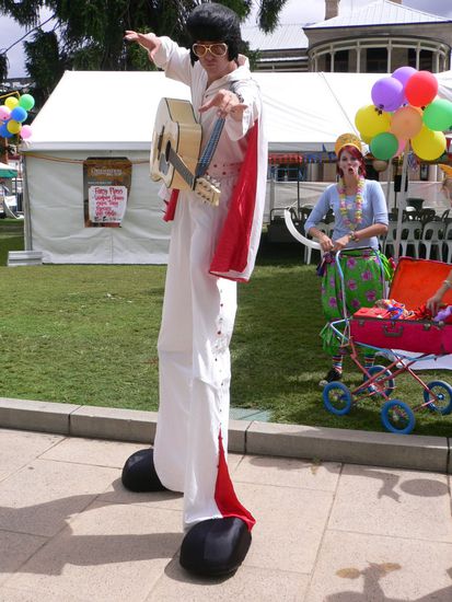 am Market Day der QUT (aber kein Prof von mir)